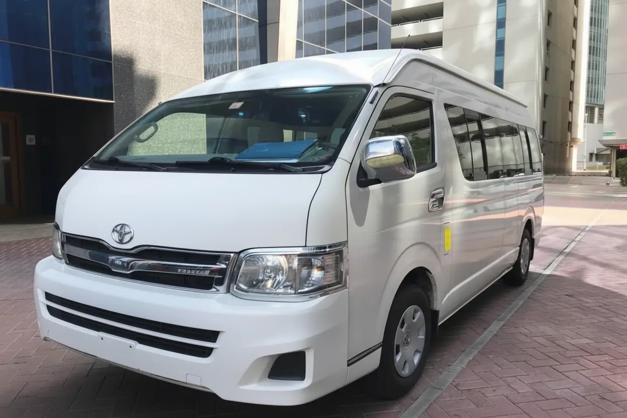 15 Seater Van Rental in Dubai – Toyota Hiace with Driver Main