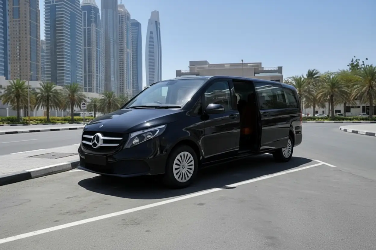 Rent Mercedes V Class in Dubai Main